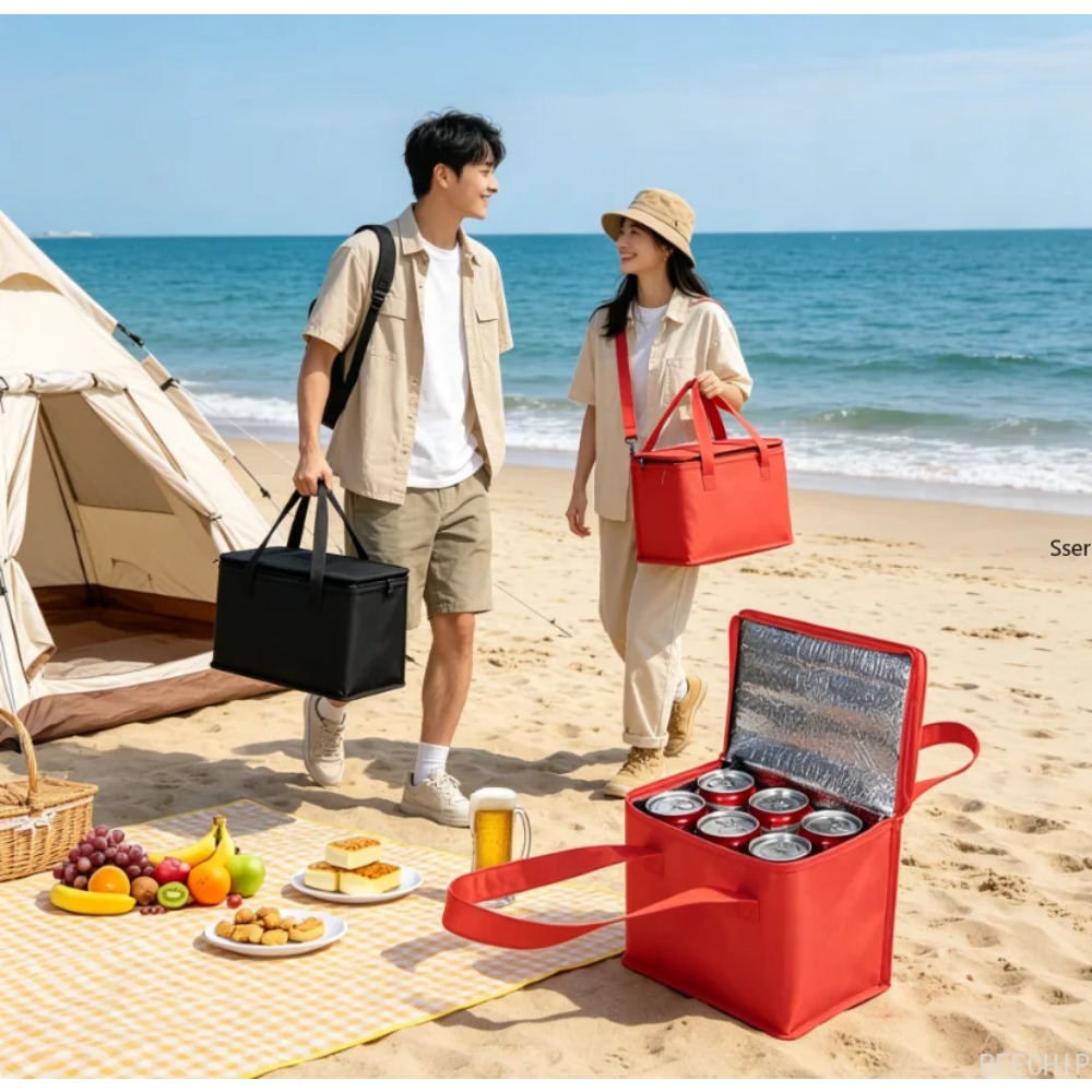กระเป๋าเก็บความเย็นแบบพับได้สำ - Food Snacks Delivery บทวิจารณ์และราคา